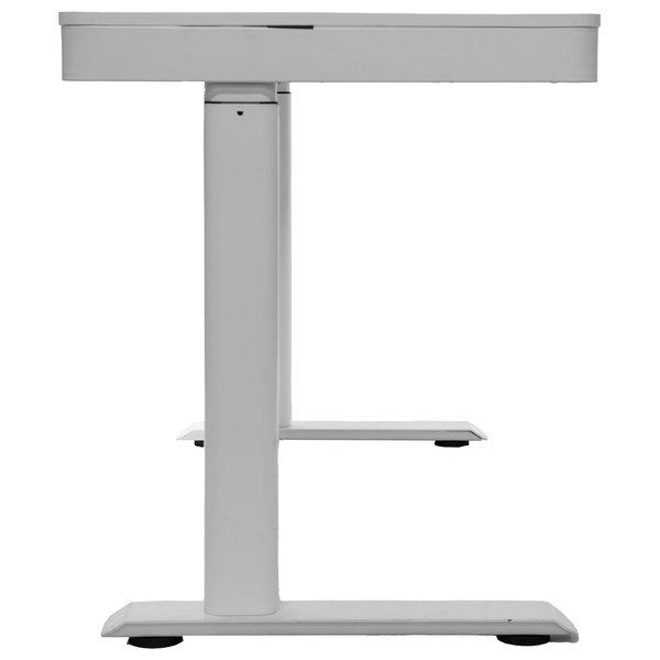 Ari Gaming ari-table-sw02 Dark Mode Gaming Table - 120 cm - Adjustable with Wireless Charging - White Glass Top