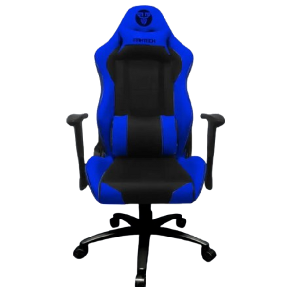 Fantech GC182 - Gaming Chair - Adjustable components: height, armrests, and reclining backrest - Blue