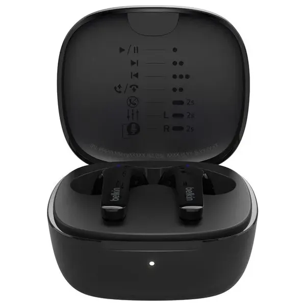 Belkin Bluetooth Headphone In Ear - IPX5 Water Resistance - Black