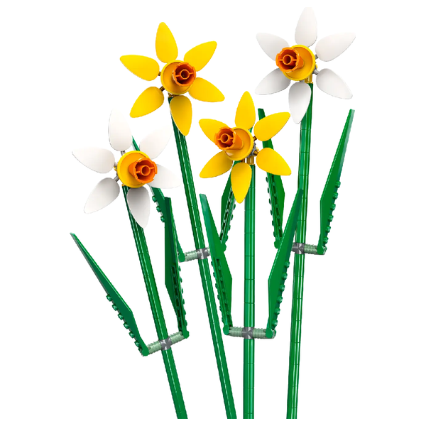 LEGO 40747 Botanical Collection Daffodils - Creative building set for ages 8+ to make a daffodil bouquet - 216 pieces; each stem over 30 cm long