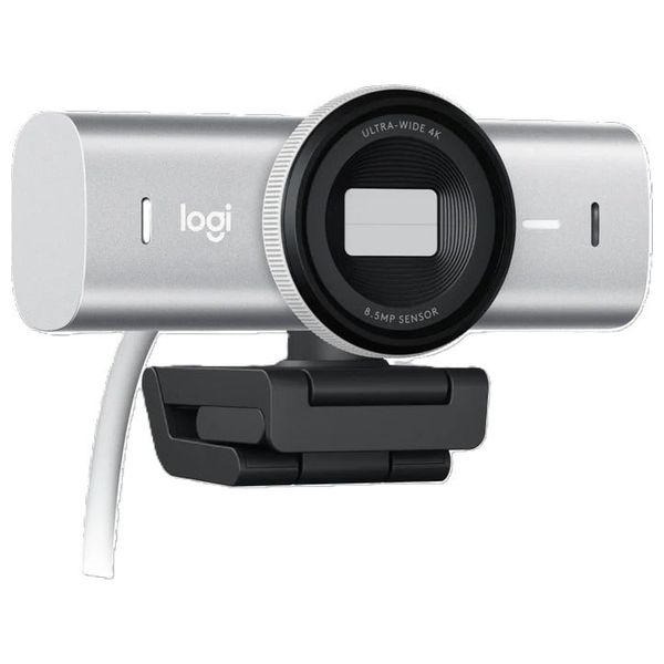 Logitech MX Brio - 4K Professional Webcam with AI Enhancement - Gray