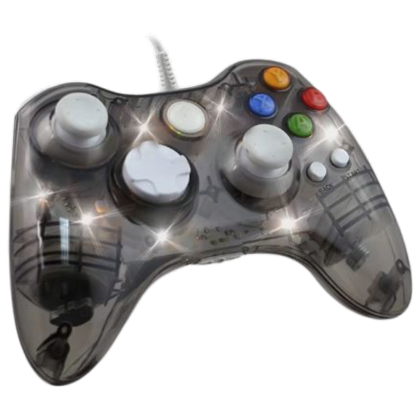 وحدة تحكم سلكية مايكروسوفت - لجهاز إكس بوكس ​​360 - سلفر