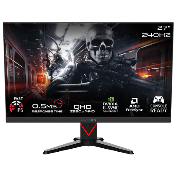 Game On 27-inch Monitor - 0.5ms Response Time - 240Hz - QHD