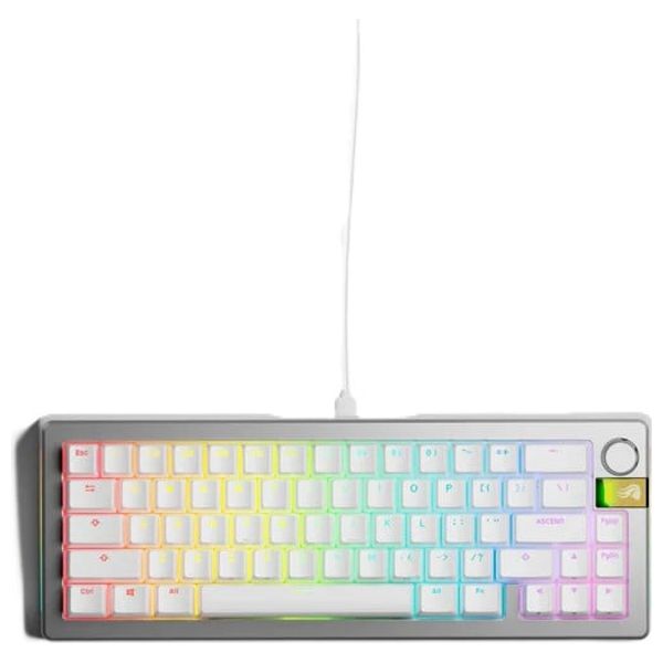  Glorious GMMK 3 Pro Mechanical Gaming Keyboard - RGB Lighting - White 