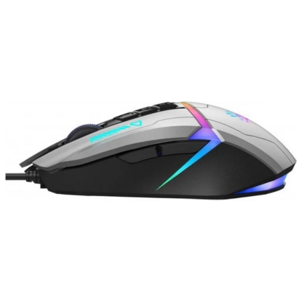  Bloody W60 Max Wired Gaming Mouse - 250 IPS Tracking Speed ​​- Gray 