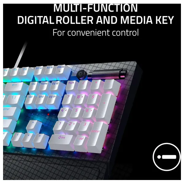 كيبورد ألعاب ميكانيكي رازر - إضاءة ار جي بي قابلة للتخصيص لكل مفتاح