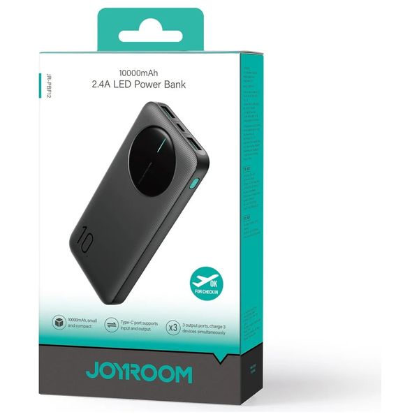  Joyroom JR PBF12 - Power bank - 10000mAh - Fast Charging 22.5W - Black 