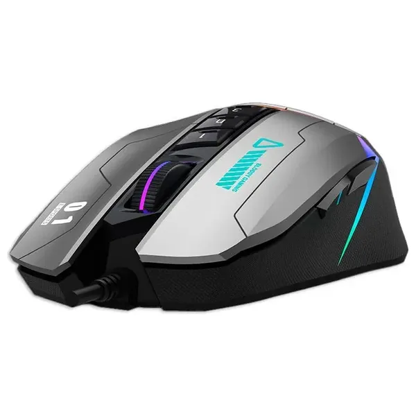  Bloody W60 Max Wired Gaming Mouse - 250 IPS Tracking Speed ​​- Gray 