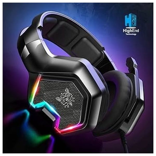  ONIKUMA K10 PRO - Wired Headphone Over Ear - 2.2 m - RGB - Black 