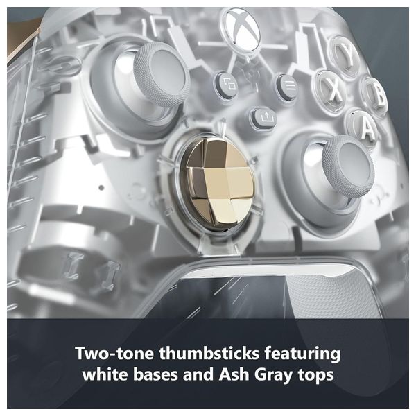 وحدة تحكم ألعاب لاسلكية مايكروسوفت إكس بوكس ​​​​جوست سيفر - إصدار خاص - لأجهزة إكس بوكس ​​سيريس إكس | إس، إكس بوكس ​​ون - سلفر