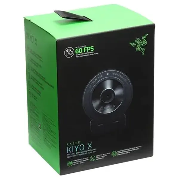 Razer Streaming Camera - 1080P/60FPS Resolution - Autofocus Lens - HDR Support and 90° Field of View - Privacy Cover