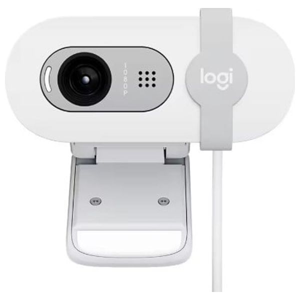 Logitech Brio 90 Face Cam - Full HD 1080p video for clear and sharp streaming - High-quality lenses - White
