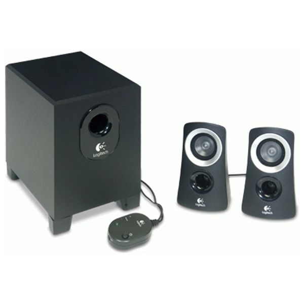 نظام مكبرات صوت لوجيتك - سلكي - 25W RMS - أسود