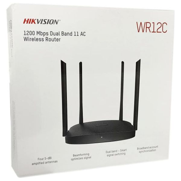 راوتر هكفيجن WR12C - ثنائي-النطاق - سرعة 1167Mbps - اسود