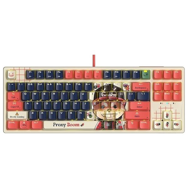  Bloody AT87 Wired Gaming Keyboard - RGB Lighting - 87 Keys 