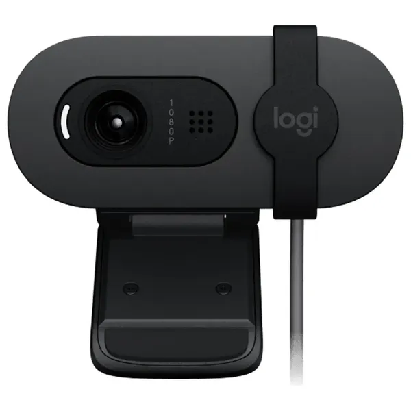Logitech Brio 90 Face Cam -1080P - Cost-effective option with higher quality than standard webcams - Black