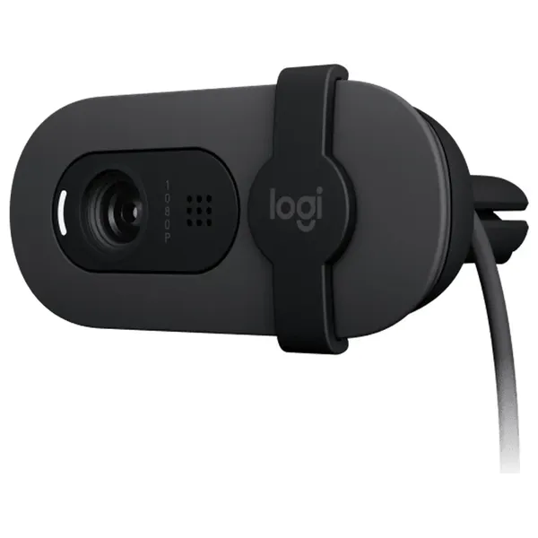 Logitech Brio 90 Face Cam -1080P - Cost-effective option with higher quality than standard webcams - Black