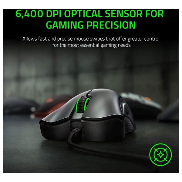  ماوس ريزر سلكي - Deathadder EB - بطول 2 متر - اسود 