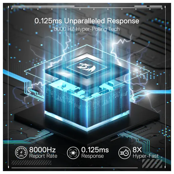  كيبورد ألعاب ميكانيكية ريدراجون K617 GB - سلكي - اسود 