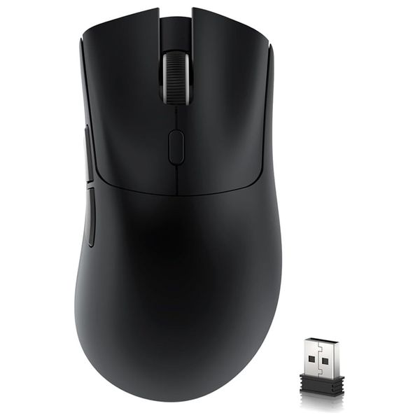 Attack Shark R1 Gaming Mouse - Wireless - 800-18000 DPI - IPS 400 - Hoyo Key - Black