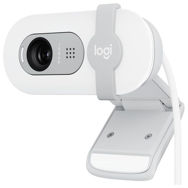 Logitech Brio 90 Face Cam - Full HD 1080p video for clear and sharp streaming - High-quality lenses - White