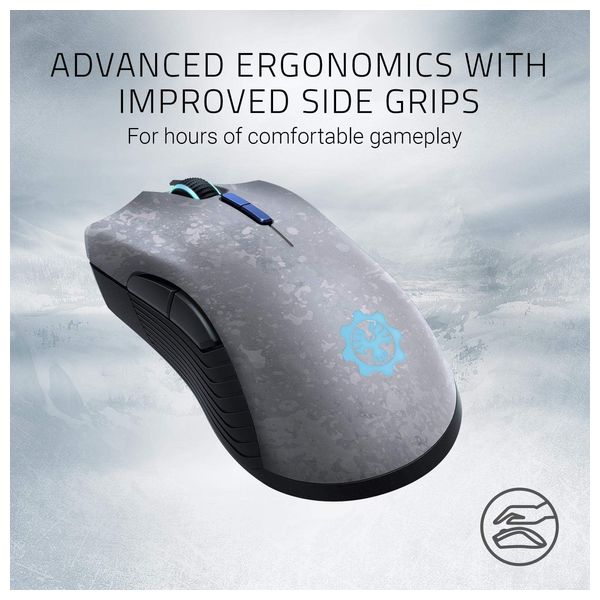  Razer Gears 5 Edition - Wireless Mouse - Up To 50 hours - Optical Sensor with 16000 DPI - Grey 