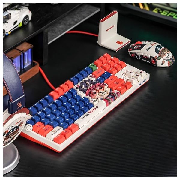  Bloody AT87 Wired Gaming Keyboard - RGB Lighting - 87 Keys 