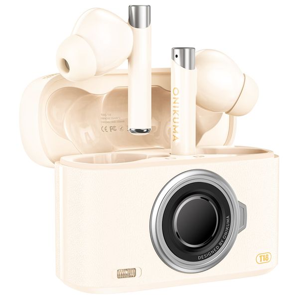  ONIKUMA Wireless Earphones - High-quality audio performance for clear and immersive sound - Lightweight and stylish design - Pink 