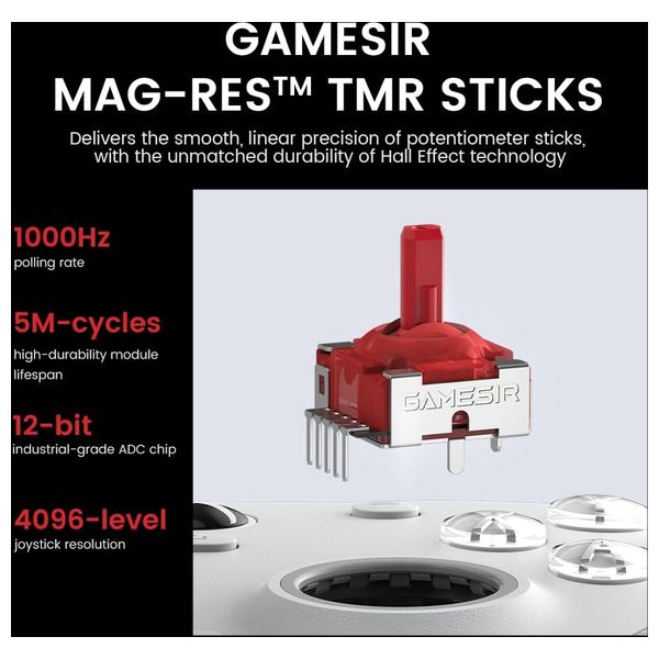 GameSir G7 Pro - Wireless Game Controller - For  Xbox Series X | S, Xbox One - Tri‑Mode - Silver