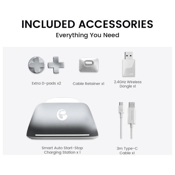 GameSir G7 Pro - Wireless Game Controller - For  Xbox Series X | S, Xbox One - Tri‑Mode - Silver