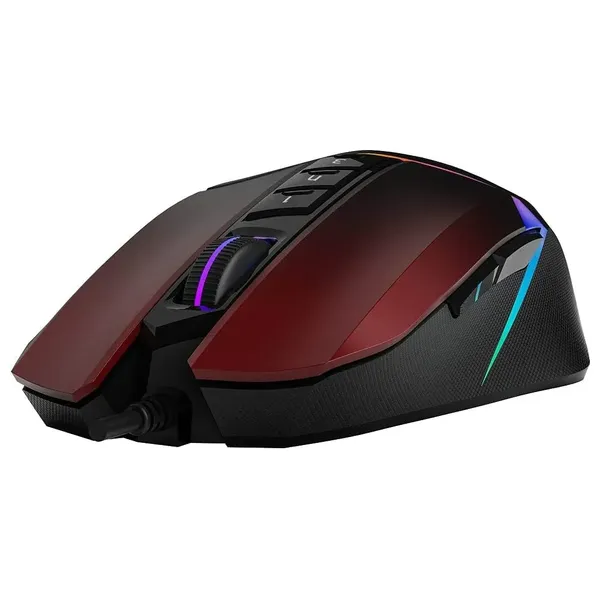  Bloody W60 Max Wired Gaming Mouse - 250 IPS Tracking Speed ​​- 8000 FPS Frame Rate - Red 