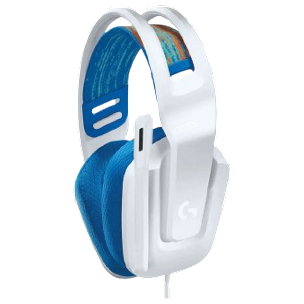 Logitech G335 - Wired Gaming Over Ear Headphones - Connects via a 3.5mm jack - Ultra-Lightweight Design - White
