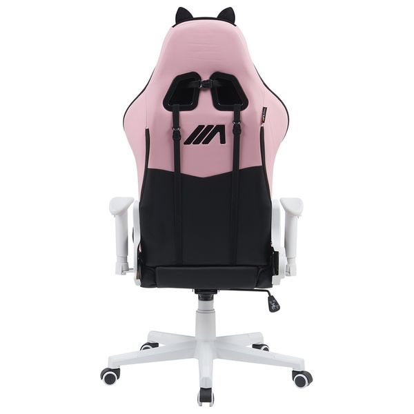 Ari Gaming AG-CHAIR-KT02 AG Kitty Gaming Chair - Luxurious and Comfortable Design - Reclines up to 180° -  Pink