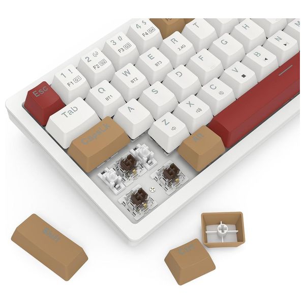 Redragon K677 PRO Wireless Mechanical Keyboard - RGB Lighting