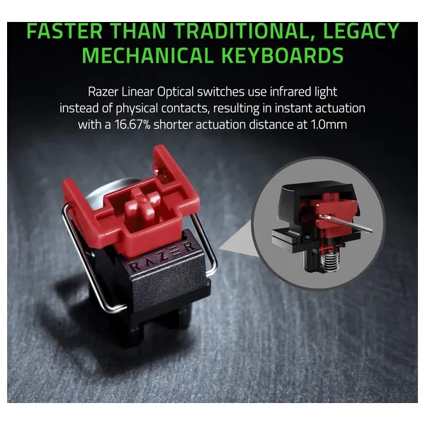 Razer Mechanical Gaming Keyboard - Customizable RGB Lighting - White