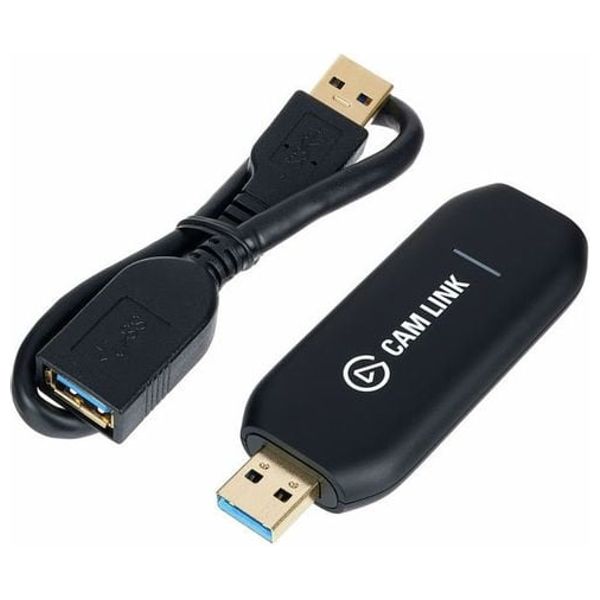 Elgato Cam Link 4K Camera Streaming Adapter - 4K30 and 1080p60 Resolution - USB 3.0 Connection - Plug and Play