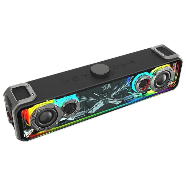  سماعة بلوتوث ريدراكون - GS817 - بقوة 30 واط - بلوتوث 5.3 - اضاءة RGB - اسود 