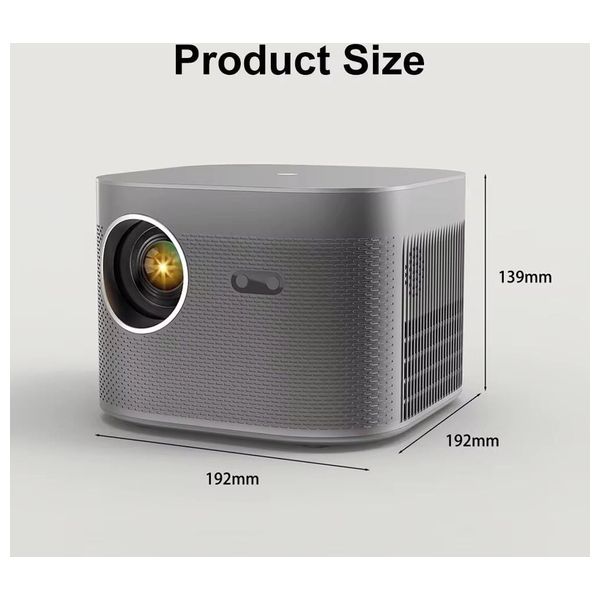 جهاز عرض ذكي سيغا تويز - F18 - ايل اي دي - سماعات مدمجة - اسود