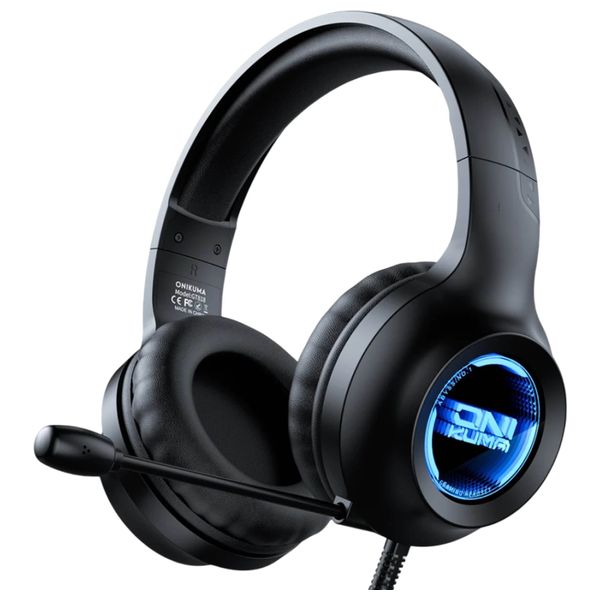  ONIKUMA X36 Wired Over-Ear Gaming Headset - 40mm Drivers - Gradient RGB Design - 360° Noise-Canceling Microphone 