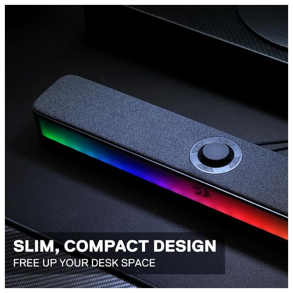 Redragon Neo GS515 Gaming Soundbar - 10W Stereo - RGB - Black