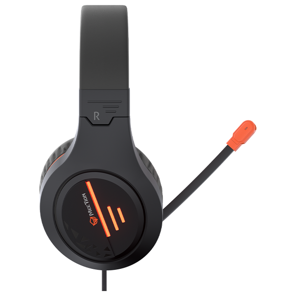 سماعة ألعاب حول الاذن Meetion MT-HP021 - محركات 50mm - صوت Stereo محيطي - ميكروفون مانع للضوضاء - وسائد Memory Foam - اسود