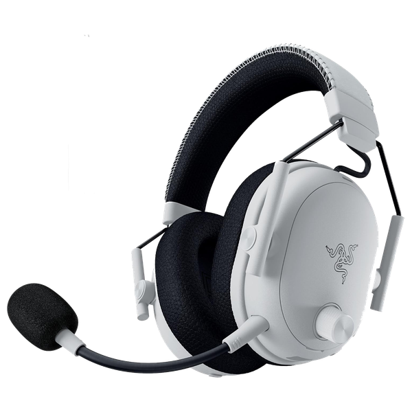  سماعة بلوتوث حول الاذن رايزر - تقنية إلغاء الضوضاء - ابيض 