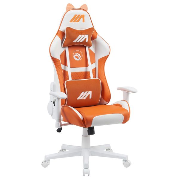 Ari Gaming AG-CHAIR-KT01 AG Kitty Gaming Chair - Luxurious and Comfortable Design - Reclines up to 180°