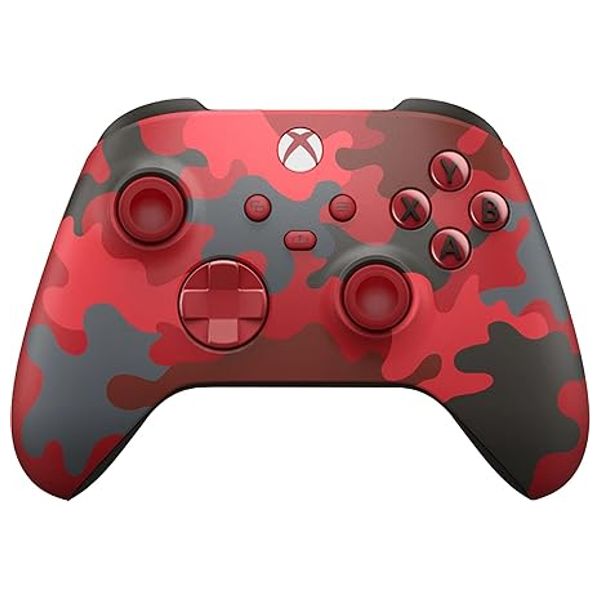 Microsoft - XBOX Wireless Controller Daystrike Camo - For Xbox Series X|S & Xbox One - Red