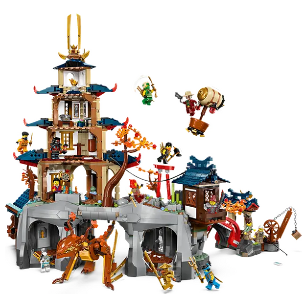 ليغو 71814 - مدينة معبد بطولة نينجاغو - 3489 قطعة - متعدد الألوان