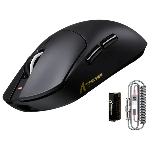 Attack Shark X8 SE Gaming Mouse - Wireless - Black