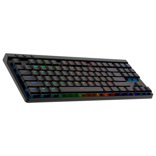 كيبورد لوجيتك G515 LIGHTSPEED TKL الميكانيكي - عمر بطارية يصل إلى 30 ساعة - إضاءة RGB قابلة للتخصيص لكل مفتاح - أسود