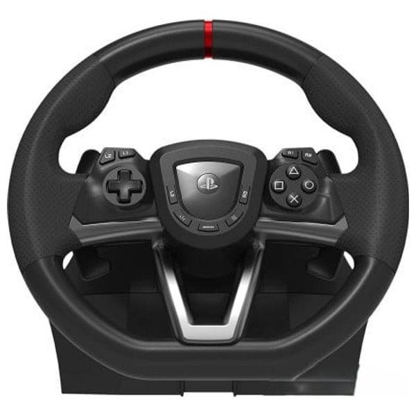 عجلة سباق سوني ابيكس - لأجهزة PS5 وPS4 والكمبيوتر الشخصي - نصف قطر دوران 270 درجة مع خيارات إخراج قابلة للتعديل - أسود