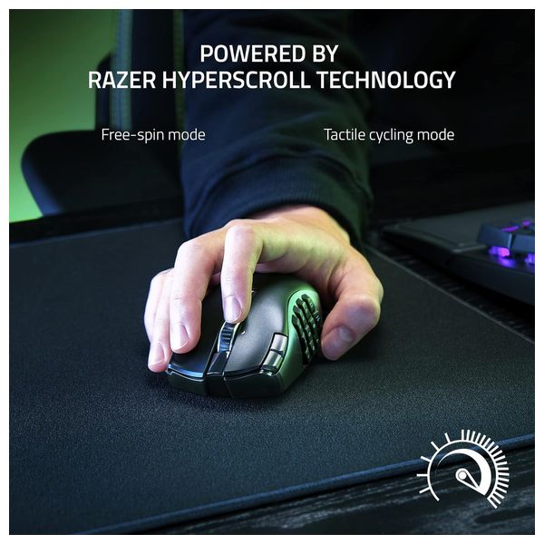 Razer V2 Gaming Mouse - Wireless - 19 Programmable Buttons - Black