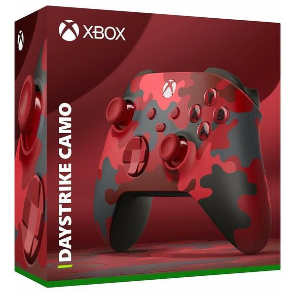 Microsoft - XBOX Wireless Controller Daystrike Camo - For Xbox Series X|S & Xbox One - Red